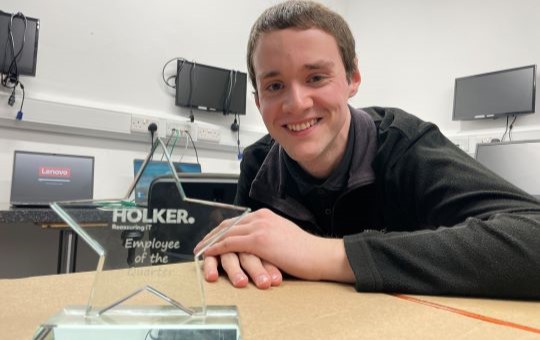 Andrew named Holker’s Employee of the Quarter.